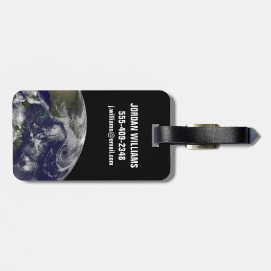 熱帯性低気圧カティア、リー、マリア、ネイト。 ラゲッジタグ (裏面横)