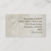 熱帯性住所の変更 名刺 (裏面)