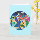 熱帯性創造 カード (黄色い花)