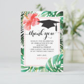 熱帯性卒業サンキューカード（写真あり） 招待状 (スタンド正面)