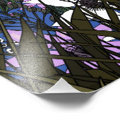 熱帯性嵐と花 フォトプリント            (角)