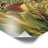 熱帯性嵐の中のトラ |アンリ・ルソー | フォトプリント            (角)