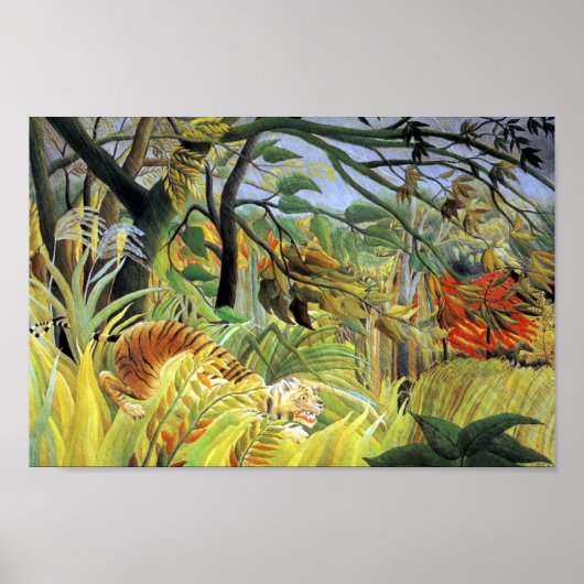 熱帯性嵐の中のトラ ポスター (正面)