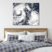 熱帯性嵐ボリス・クリスティナ キャンバスプリント (インサイチュ (寝室))