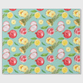 熱帯性果実包み紙 ラッピングペーパー (フラット)