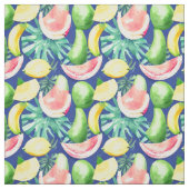 熱帯性果実模様の織物 ファブリック (見本)