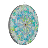 熱帯性水色の花 ダーツボード (正面左)