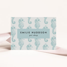 熱帯性海馬、魚屋、ペットショップ、水族館 名刺