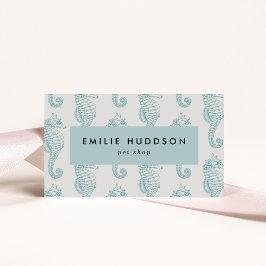 熱帯性海馬、魚屋、ペットショップ、水族館 名刺