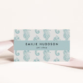 熱帯性海馬、魚屋、ペットショップ、水族館 名刺