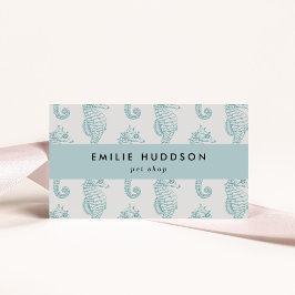 熱帯性海馬、魚屋、ペットショップ、水族館 名刺