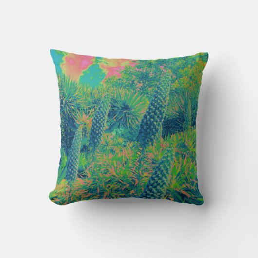 熱帯性湿疹花 クッション (正面)