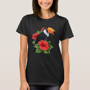 熱帯性熱帯動物外来性トゥーカンフロ Tシャツ