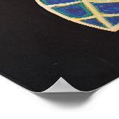 熱帯性生姜フラワーポスター@3dudes1life ポスター (角)