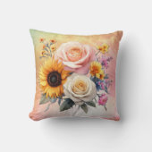 熱帯性緑葉草 クッション (正面)