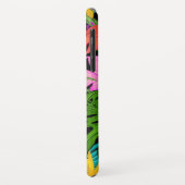 熱帯性花とヤシの葉ハワイアンカラフル Case-Mate iPhoneケース (裏面/左)