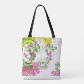 熱帯性花ハイビスカントート トートバッグ (裏面)