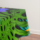 熱帯性花モンステラ葉ハワイアンカラフル テーブルクロス (インサイチュ)