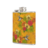 熱帯性花束とハミングバード2 フラスク (左)