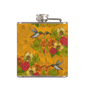 熱帯性花束とハミングバード2 フラスク (裏面)