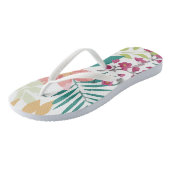 熱帯性花植物ベクター ビーチサンダル (アングル)