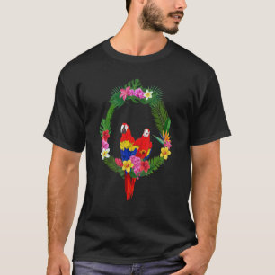 熱帯性花鳥獣フローラオウム Tシャツ
