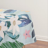 熱帯性茎葉花パターン テーブルクロス (インサイチュ)