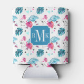 熱帯性葉三角パターン 缶クーラー (裏面)