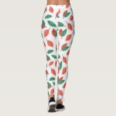 熱帯性葉柄ヨガ レギンス (裏面)