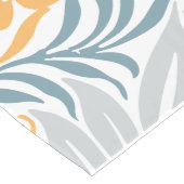 熱帯性葉花柄デザイン ロングテーブルランナー (コーナー)