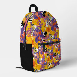 熱帯性野生。 プリントバックパック