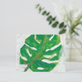熱帯性 |パームリーフ ポストカード (スタンド正面)