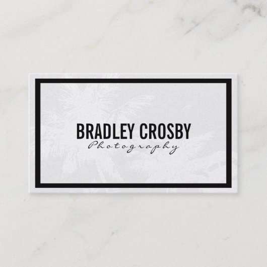 熱帯性 | 変動 名刺 (正面)