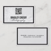 熱帯性 | 変動 | QRコード 名刺 (正面/裏面)