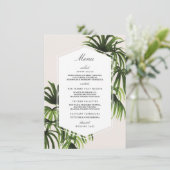 熱帯愛/メニュー メニュー (スタンド正面)