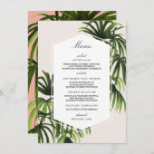 熱帯愛/メニュー メニュー (正面/裏面)