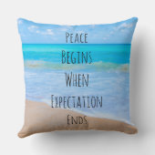 熱帯感動的ビーチ引用文 クッション (裏面)