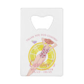 熱帯感謝していビーチブライダルシャワーバチェロレッテ クレジットカード栓抜き (正面)