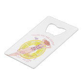 熱帯感謝していビーチブライダルシャワーバチェロレッテ クレジットカード栓抜き (正面アングル)