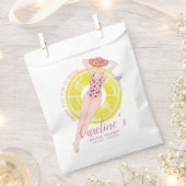 熱帯感謝していビーチブライダルシャワーバチェロレッテ フェイバーバッグ (クリップ留めされた状態)