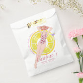 熱帯感謝していビーチブライダルシャワーバチェロレッテ フェイバーバッグ (封をした状態)