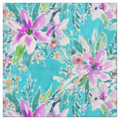 熱帯慈善の花柄の水彩画 ファブリック (見本)