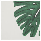 熱帯手塗りのスイスチーズの植物の葉 ファブリック (見本)