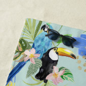 熱帯抽象化 ビーチタオル (インサイチュ)