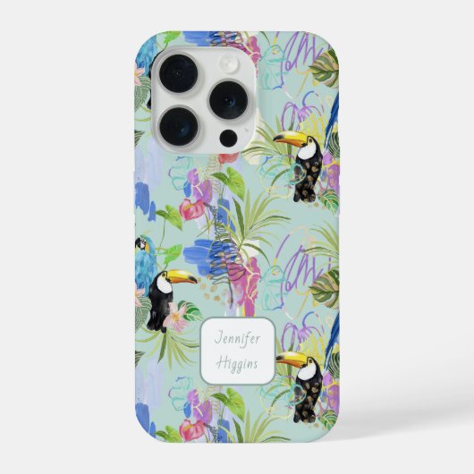 熱帯抽象化 iPhoneケース (裏面)