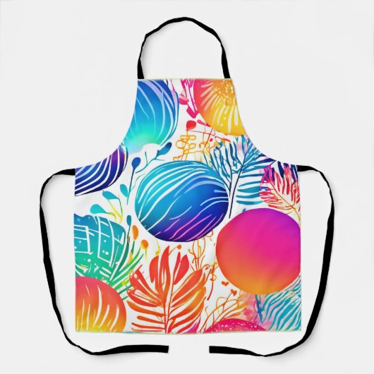 熱帯抽象芸術楽園 エプロン (正面)