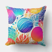 熱帯抽象芸術楽園 クッション (正面)