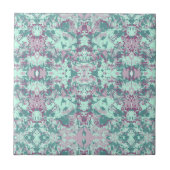 熱帯抽象芸術独占的模様 タイル (正面)