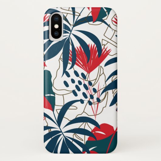 熱帯抽象芸術芸術 Case-Mate iPhoneケース (裏面)