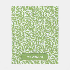 熱帯抽象芸術 フリースブランケット